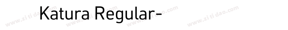 丸明Katura Regular字体转换